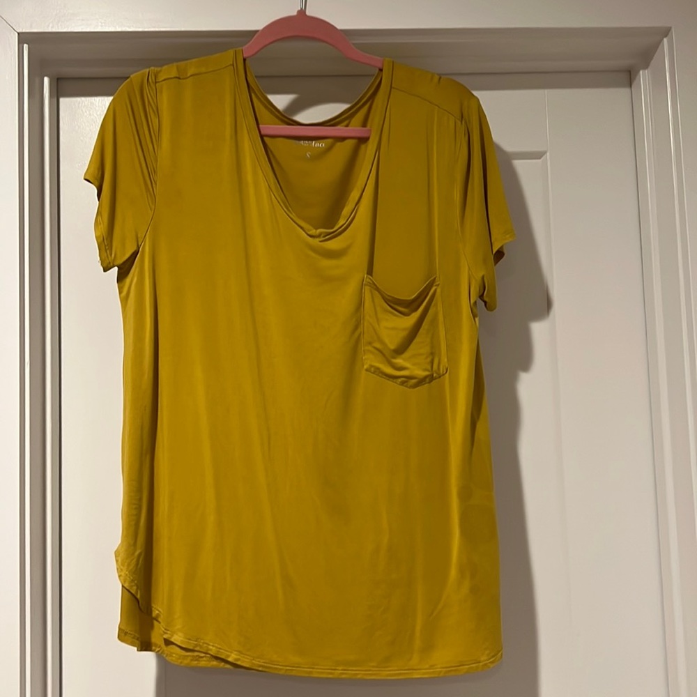 Grace and lace oversized front pocket t